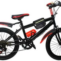 Bicicleta de montaña de 20 pulgadas para niños, con 6...