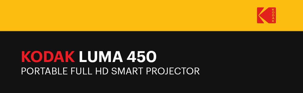 KODAK Luma 450 - Proyector portátil Inteligente HD