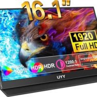UYY Monitor Portátil 2024 FHD 1920X1080, 100% sRGB HDR Monitor,Segundo...