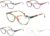 Un Pack de 5 Gafas de Lectura 1.0/Gafas para Presbicia Mujeres,Buena Vision Ligeras Comodas,Vista de Cerca/Vista Cansada