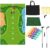 Alfombrilla de juego de golf – Mini juego de golf – Accesorios de golf adhesivos para hombres – Divertido kit de juego de golf mini golf para interiores, mini juguetes de golf, juegos para niños y