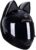 Cascos de moto de cara completa con orejas de gato Viseras plegables para adultos Casco de motocross Moto Crash Casco modular Diseño liviano Aprobado por ECE/DOT B,M=54-56CM