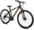 HH HILAND Bicicleta de montaña de 29′, con ruedas de radios, marco de aluminio de 431 mm, cambio de marchas Shimano, freno de disco, horquilla de suspensión, para hombre y mujer, color negro