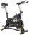 HOMCOM Bicicleta Estática con Resistencia Magnética Volante Inercia 10 kg Bicicleta de Fitness con Asiento y Manillar Ajustables Pantalla LCD y Ruedas para Hogar 47x120x104,5-117 cm