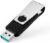 KEXIN – Memoria USB 3.0 (128 GB, 128 GB, 3.0, LED, USB, Flash Drive, 128 GB, Llave USB, USB 3.0, Memoria de Almacenamiento Externa, con Pinza de Metal giratoria a 360°, Color Negro