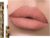 Lápiz labial líquido mate de terciopelo Maquillaje de larga duración y resistente al agua, Brillo de labios antiadherente de brillo instantáneo, (Nude.01)