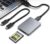 Lector de Tarjetas CFexpress, Adaptador de Aluminio 10Gpbs Type B CFexpress con Velocidad de Transferencia USB3.1 GEN2 para Tarjeta de Memoria CFexpress, Compatible con Windows/Mac/Linux /Android