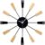 NOALED Reloj de Pared Reloj de Cuarzo Sala de Estar nórdica Hogar Moda Reloj Creativo Simple Mesa Colgante Personalidad Arte Decorativo Reloj de Cuarzo silencioso I