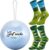 Rainbow Socks – Pelota De Golf Con Calcetines De Golf En El Interior – Un Regalo Para Los Amantes Del Golf, El Deporte De Prestigio, La Elegancia Y La Clase – 2 Pares De Calcetines Para Hombre Y Mujer