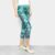 Under Armour HG Ankle Crop Double Nov Pant Pantalones Pirata, Mujer, Techno Teal/Green Typhoon/Metallic Silver, L