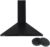 UNIVERSALBLUE Campana Piramidal Negra 3 Velocidades | Potencia 450 m³/h | Extractor de Humos Eléctrico de 60 cm | Campana Extractora Decorativa de Pared para Cocina