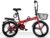 WOLWES Bicicleta Plegable, Bicicletas Plegables De 6 Velocidades Bicicleta Plegable De Acero De Alto Carbono Altura Ajustable, Bicicleta Plegable para Adultos con Guardabarros Delantero Y Trasero