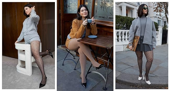 La curvilínea de CALZITALY incluye medias, leggings, sujetadores y liguero. Una amplia gama de
