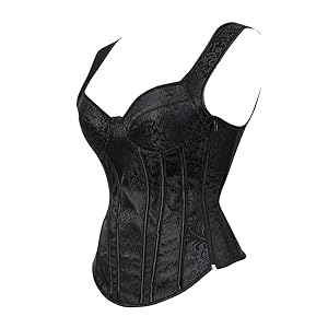 Grebrafan Corsés para Las Mujeres Nupcial Corset Bustiers con Tirantes Talla Grande