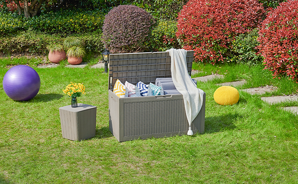caja de almacenamiento de jardín
