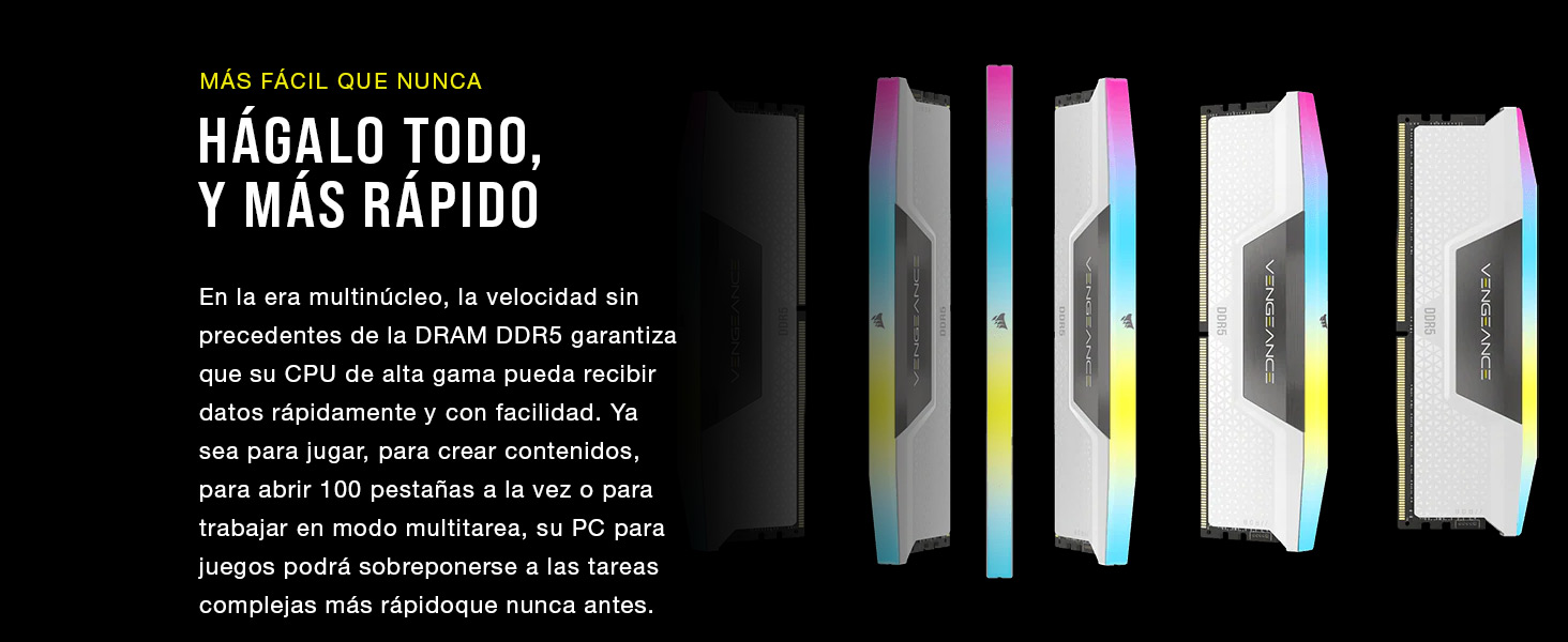 Memoria DDR5 RGB, DRAM DDR5 RGB, DDR5