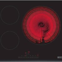 Bosch - Placa vitrocerámica, 70 cm, Función Sprint, Zona de 32 cm, Negro, PKD731FP8E