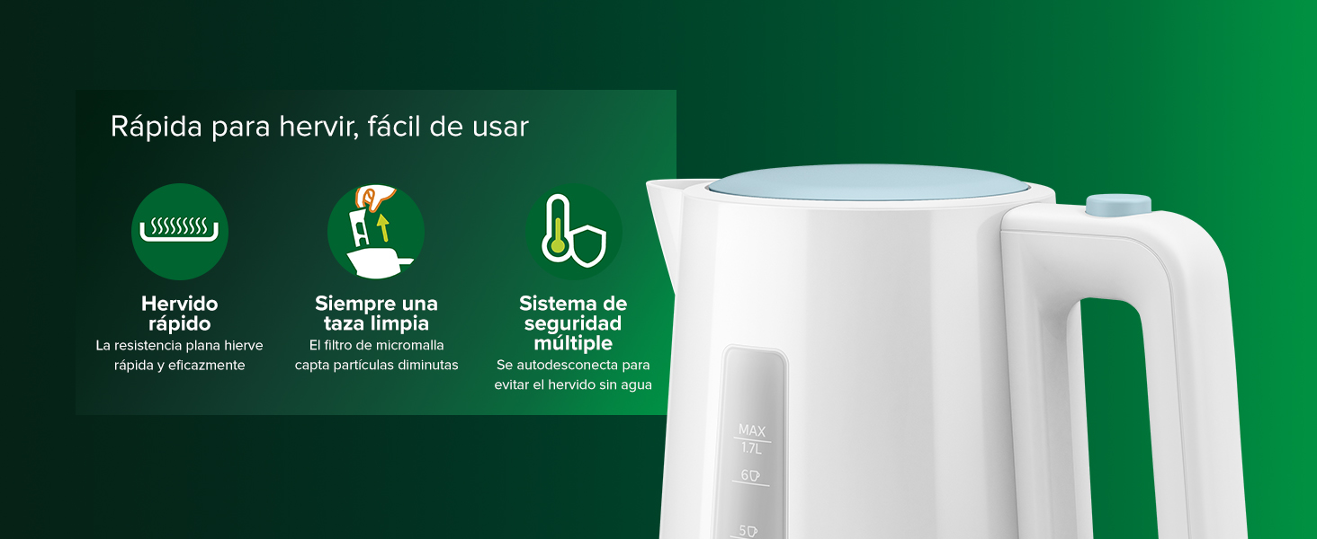 electric kettle hervidores agua electrico ebullicion rapida hierve rapidamente tetera electrica