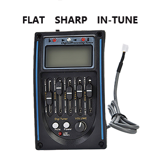 Pickup piezoelettrico EQ a 5 Bande con Microfono