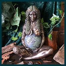 madre tierra bronce, arte gaia, madre etérea, figura de madre tierra, adorno de madre