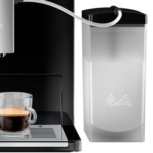 cafetera automatica melitta ci de color negro, cafetera con molinillo integrado, fácil de usar