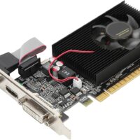 Tarjeta Gráfica GT730 de 2 GB, DDR3, 64 bits, PCI Express 2.0, 810/1200 MHz, Tarjeta de Vídeo para PC de Sobremesa, Compatible con 3D API DirectX 11