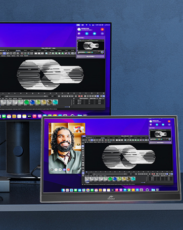 Monitor portátil pequeño