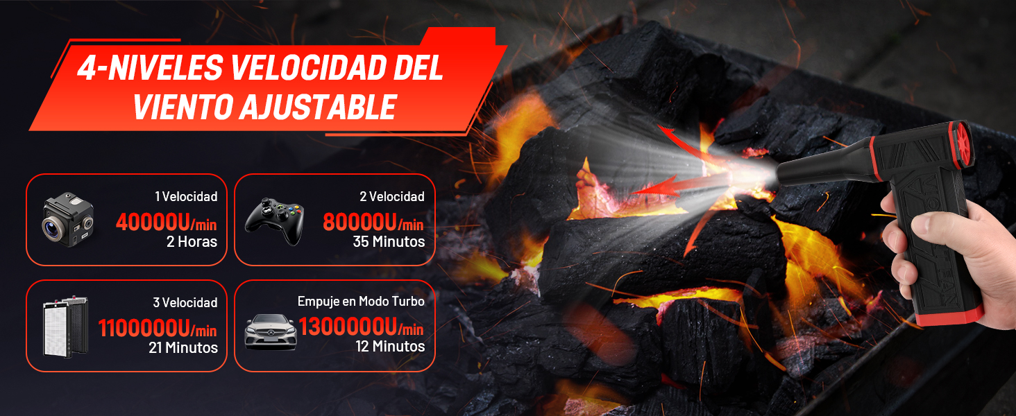 soplador de polvo eléctrico