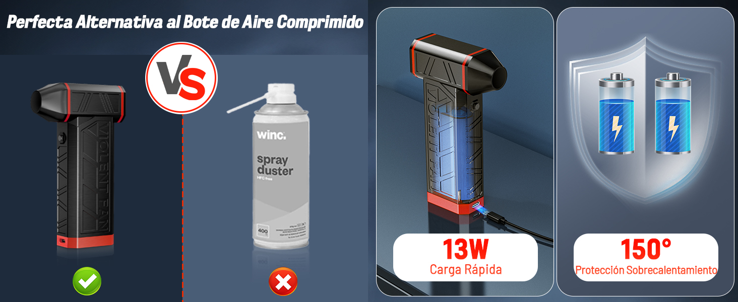 soplador de polvo eléctrico
