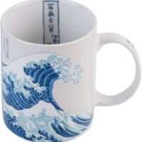 Grupo Erik Taza Ola Kanagawa - Taza desayuno - Taza cerámica 300ml - Taza te - Taza café - Licencia oficial