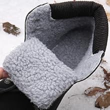 Botas de Nieve Hombre Mujer Cálido Botines Planas Invierno Impermeables Zapatos 