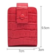 PORRASSO Estuche para Lápiz Labial con Espejo Estuche para Pintalabios Mini Bolsa de Maquillaje!