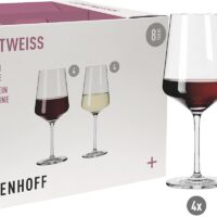 Ritzenhoff 6111003 Juego de copas de vino blanco y tinto 500 ml Lichtweiss Julie No. 3-12 piezas - Made in Germany