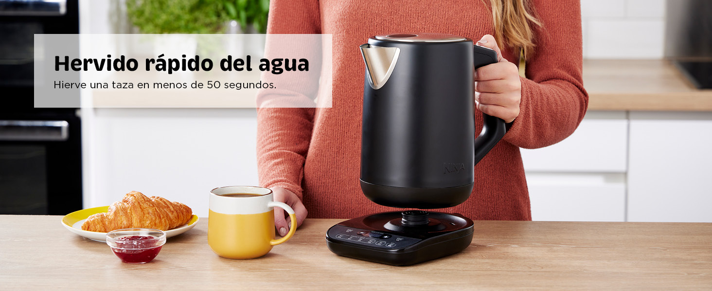 Ninja Hervidor de agua con temperatura regulable, 1,7 l,