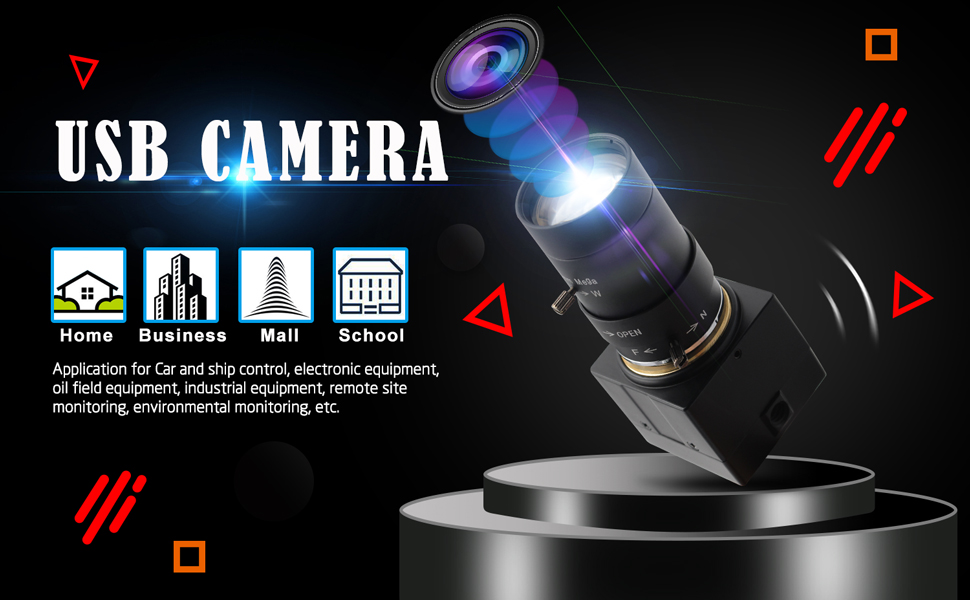Módulo de cámara USB 4K Cámara Webcam Minicam Mini Cámara Industrial