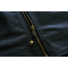 Bolsillos interiores y cremalleras de latón YKK originales resistentes forro acolchado desmontable para días más fríos