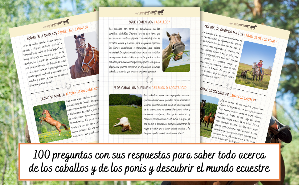 libro de caballos para niños