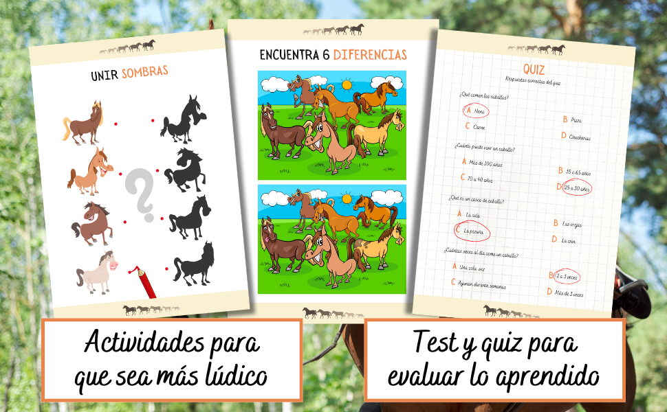 libro de caballos para niños