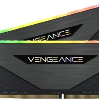 Corsair Vengeance RGB RT 32GB (2x16GB) DDR4 3200MHz C16 Memoria de Sobremesa (Iluminación Dinámica RGB, Optimizado para AMD 300/400/500 Series, Compatible con Intel 300/400/500 Series) Negro