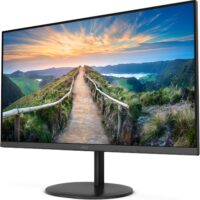 AOC Q27V4EA - Monitor QHD de 27 pulgadas, AdaptiveSync (2560 x 1440, 75 Hz, HDMI, DisplayPort), color negro
