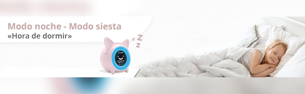 Despertador infantil luminoso para niños