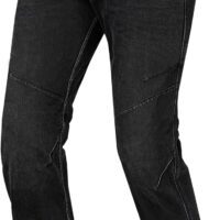 Shima Devon Motorcycle Jeans - Ventilated Elastic Slim Fit Riding Trousers Mens with FiberQL Reinforcements, CE Knee and Hips Protectors