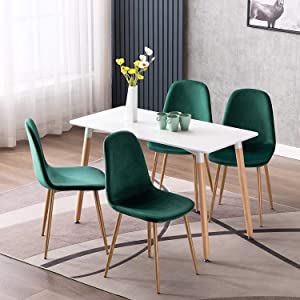 velvet dining chairs