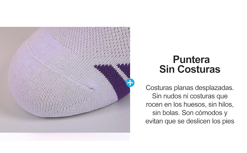 Puntera sin costuras
