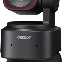 OBSBOT Tiny 2 Lite - Webcam 4K para PC, Webcam de Streaming PTZ con Sensor de 1/2", Seguimiento AI, Control por Gestos, 60 FPS, HDR, Micrófonos con Reducción de Ruido, Ideal para Conferencias, Zoom