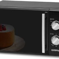 G3 Ferrari G10109 Allblack - Horno microondas con cocción combinada, 20 litros, negro