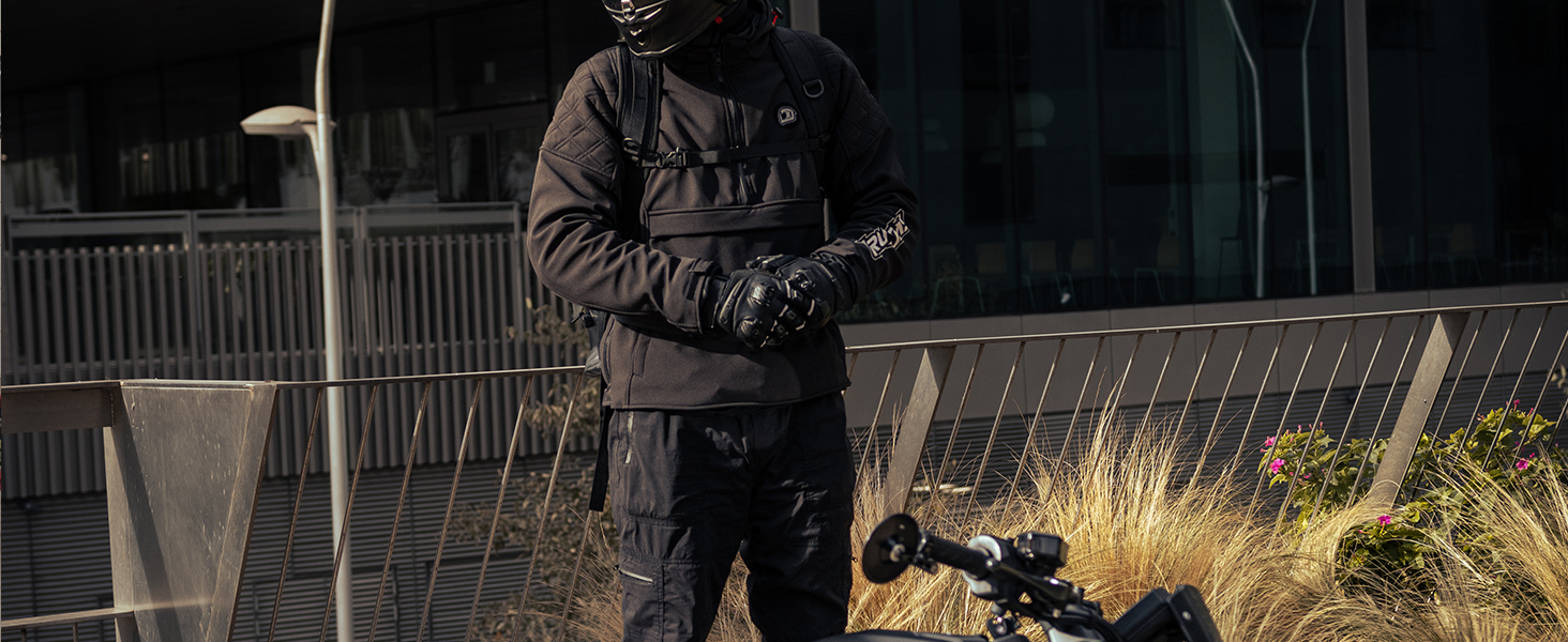 IRON JIA’S Chaqueta de motocicleta hombres invierno Clima frío Equipo de ciclismo de motocicletas 