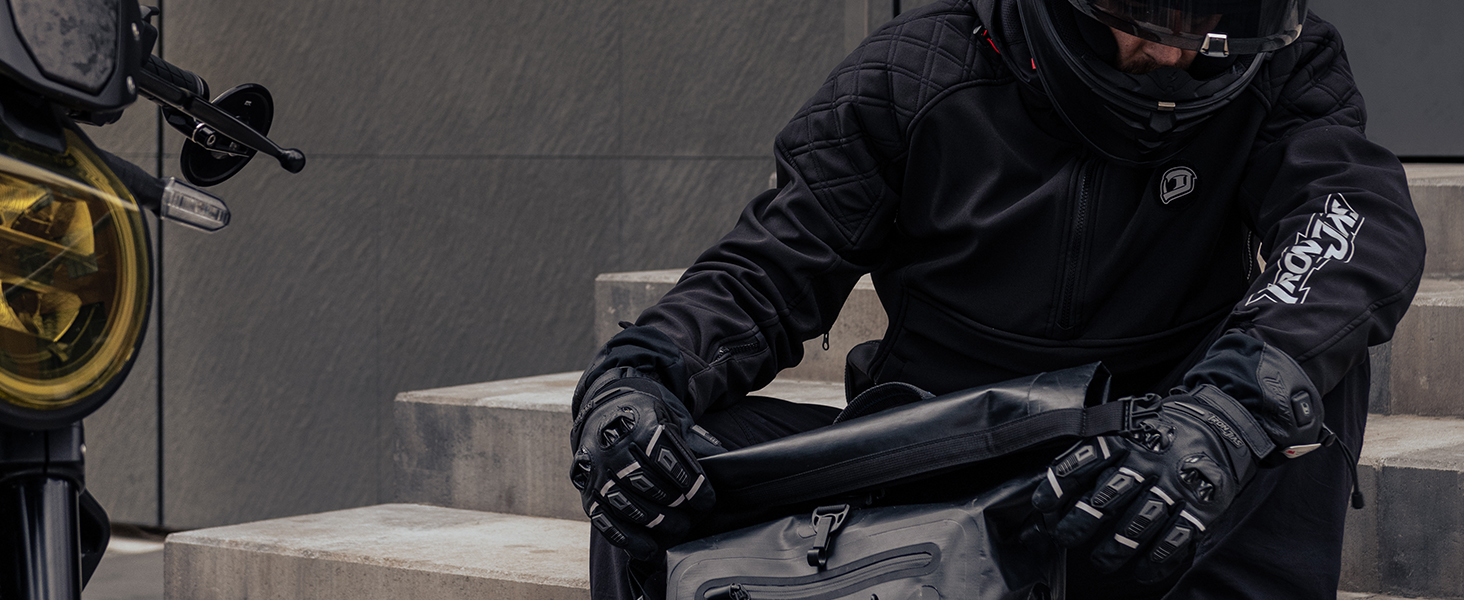 IRON JIA’S Chaqueta de motocicleta hombres invierno Clima frío Equipo de ciclismo de motocicletas 