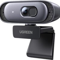 UGREEN Webcam 2K 30FPS FullHD USB A Cámara PC Dos Micro Incorporada Cancelación de Ruido Rotación 360 Grados Plug Play Windows MacOS Linux Soporta Streaming Youtube Llamada Video Zoom Videoconferencia