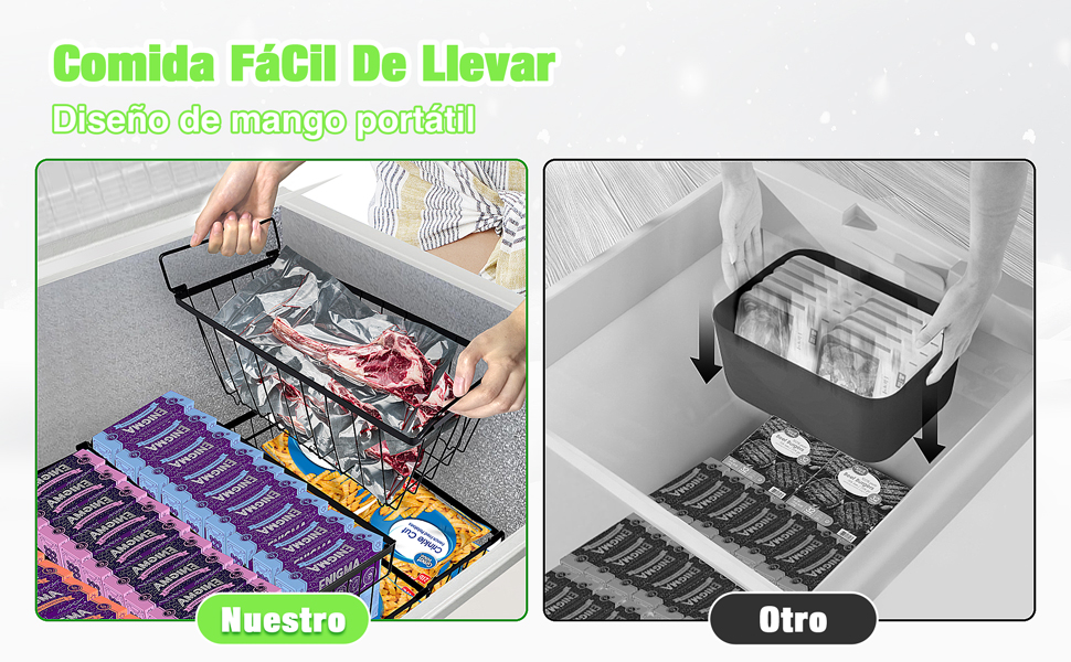 organizador para congelador